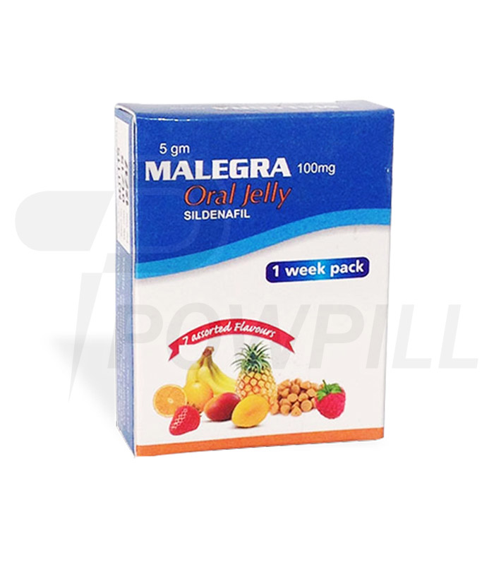 Malegra 100mg Oral Jelly 1 Week Pack
